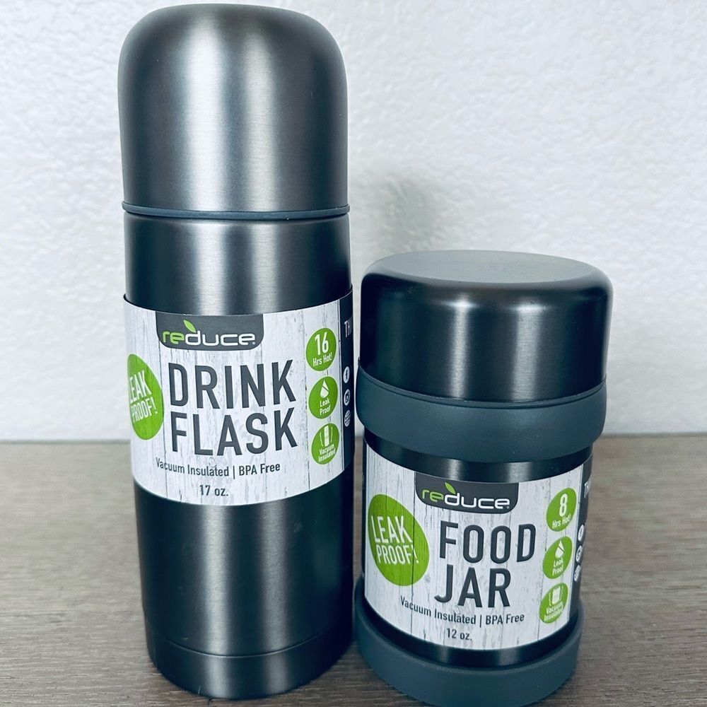 Reduce Eco Tumbler Travel Food Drink Thermos Storage Containers Set